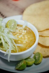 Plate of Mexican Pozolillo