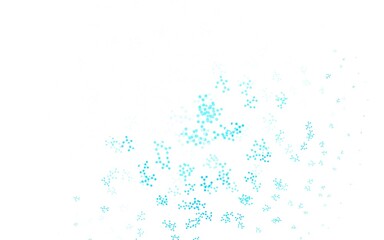 Light Blue, Yellow vector pattern with artificial intelligence network.