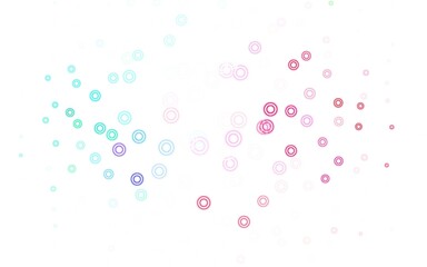 Light Green, Red vector layout with circle shapes.