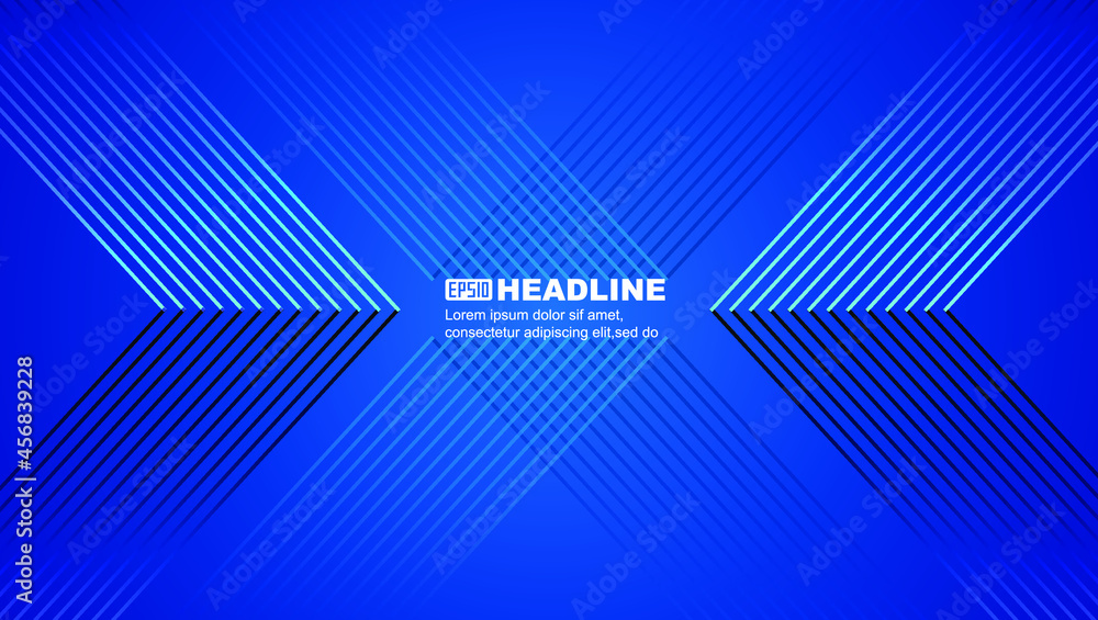 Poster lines form a symmetrical geometric abstract texture background