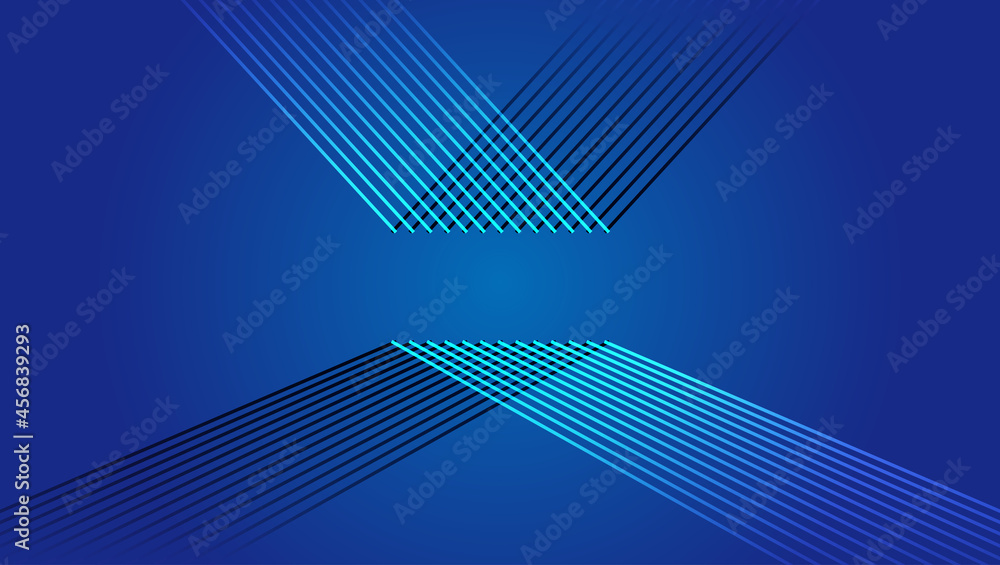Poster lines form a symmetrical geometric abstract texture background