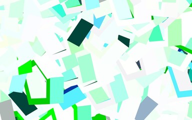 Light Green, Yellow vector texture with colorful hexagons.