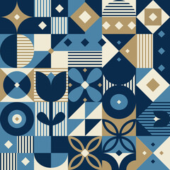 Obraz premium set of seamless patterns