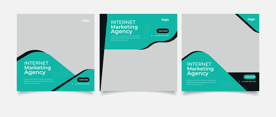 Digital marketing social media post template