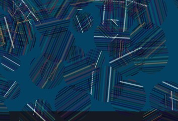 Light Green, Red vector texture with disks.