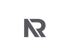 Alphabet NR Initial Logo Emblem Monogram