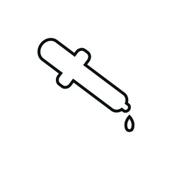 dropper icon, on white background
