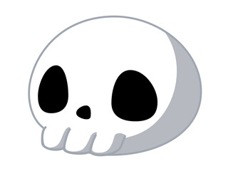 ガイコツ （骸骨）ハロウィン素材のアイコン/イラスト素材