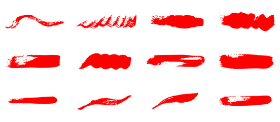 underline elements for designs set. Vector illustration 