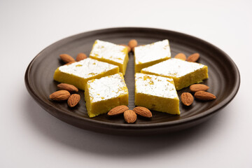 Badam Katli or Barfi or burfi
