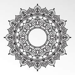 Luxury ornamental mandala design background