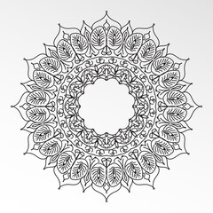 Luxury ornamental mandala design background