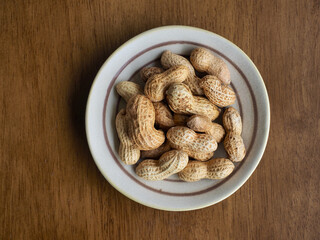 유기농 견과류 땅콩, 음식, 간식
