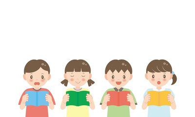 読書する子供達
