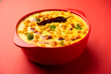 Boondi Kadhi or bundi kadi or curry