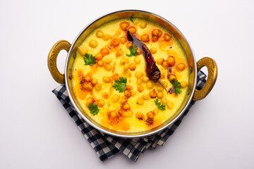 Boondi Kadhi or bundi kadi or curry