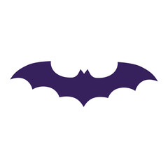 Dark bat or flittermouse silhouette.