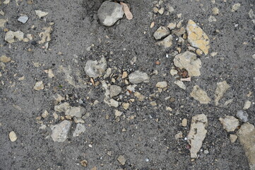 Old dirty wall close up. Grunge abstract photo background.  Beautiful stone texture pattern. Good for post-processing and design
