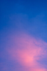 abstract blue sky with twillight color background