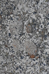 Old dirty wall close up. Grunge abstract photo background.  Beautiful stone texture pattern. Good for post-processing and design

