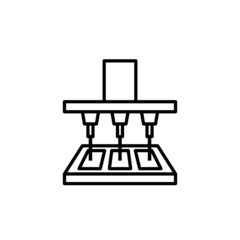 Flat Chocolate production equipment icon