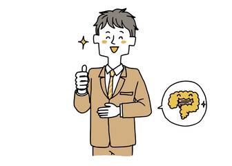 トイレの問題を克服した男性