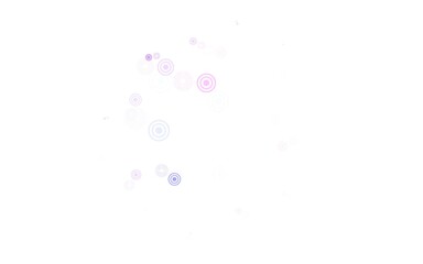 Light Blue, Red vector template with circles.