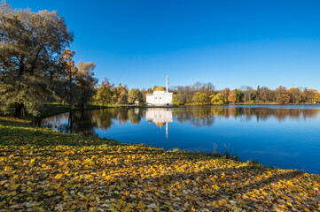 Fototapeta premium Turkish Bath pavilion in the Catherine Park