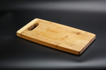 Wooden board for kitchen isolated