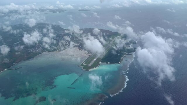 17END 下地島 空撮 ラグーン 宮古列島 沖縄県