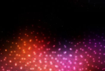 Dark Blue, Red vector background with spots.