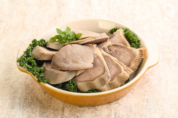 Sliced Pork Tongue snack appetizer