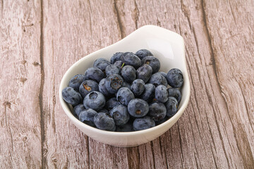 Ripe sweet tasty blueberries heap
