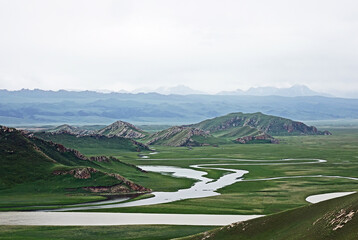river in the mountains