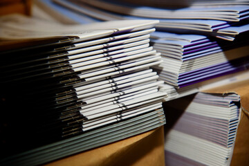 stack of books