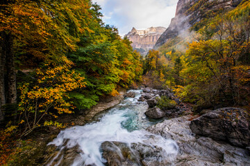 Autumn in Ordesa and Monte Perdido National Park, Spain