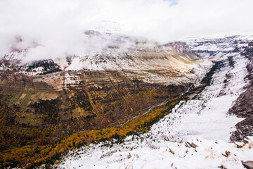 Autumn in Ordesa and Monte Perdido National Park, Spain