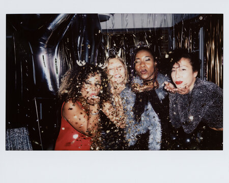 People enjoying a party with friends