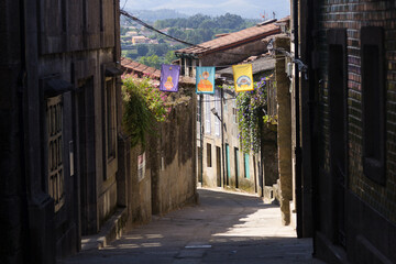 Fototapeta premium Streets of Tui, Galicia, Spain