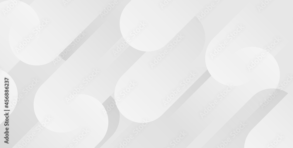 Poster white abstract modern transparency circle presentation background