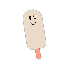 ice cream sketch icon, on white background