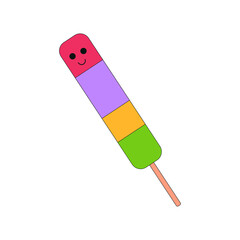 ice cream sketch icon, on white background