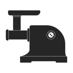 Grinder meat vector icon.Black vector icon isolated on white background grinder meat.