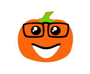 Pumpkin Halloween Single Illustration for The Holiday