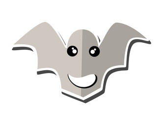 Bat Halloween horror scary festive illustration spooky