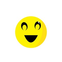 Smile icon logo vector