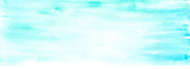 Abstract watercolor background.Banner sea wave,blue.Watercolour hand painted waves illustration transparent wave teal blue colored background.