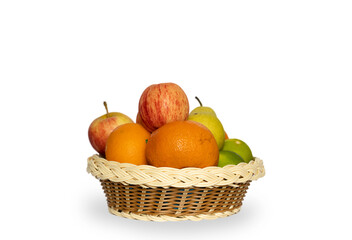 Mixed Fruits In Basket