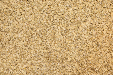 Whole oat flakes for background