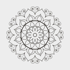 mandala with colorful. Mandala with floral patterns. Mandala design. abstract background. Form of Mandala art. mandala background design. Floral Mandala Vector. 